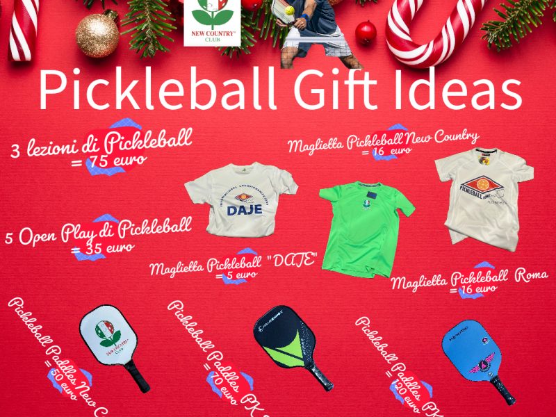 Regala Tennis, Nuoto, Pickleball o Padel a Natale