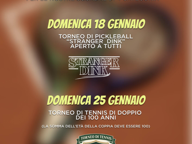 Appuntamenti di Gennaio 2026